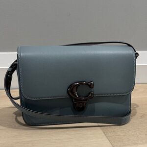 Coach Blue Leather Crossbody Bag